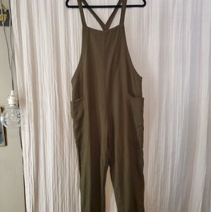 Forever 21 linen overalls